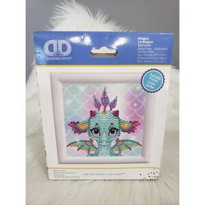 NEW‎ Diamond Dotz Diamond Art Box Kit Ariel The Baby Dragon BEGINNER